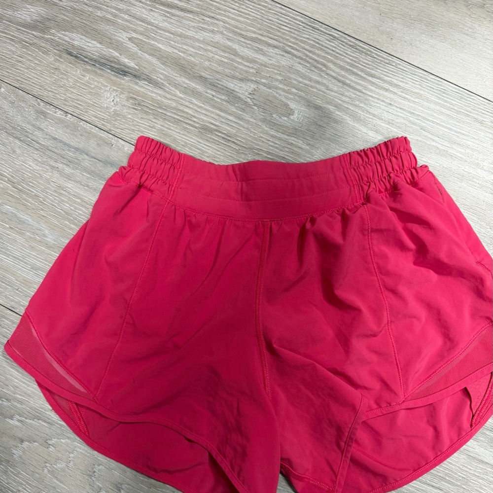 lululemon athletica Vivid Pink Athletic Shorts
